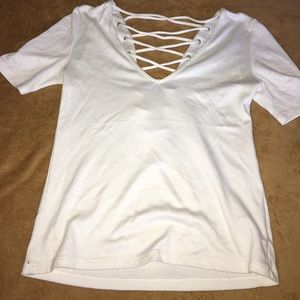 White v neck